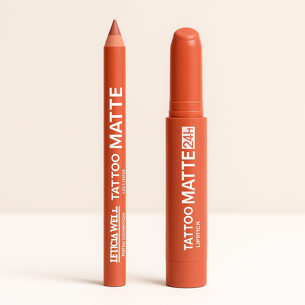 Rouge à levres + crayon à levres Tattoo Matt 24H