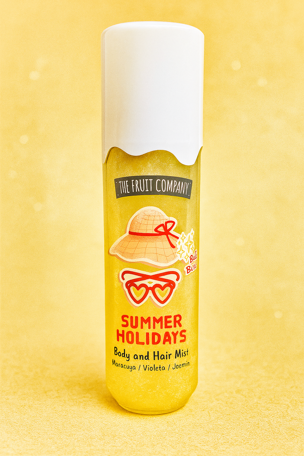 Brume pailletée pour le corps et les cheveux