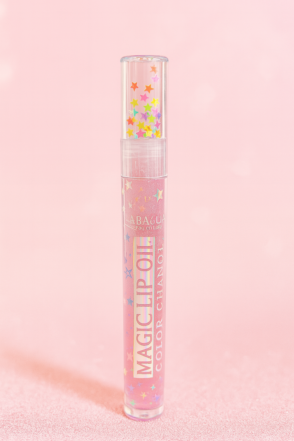 Huile à lèvres à paillettes