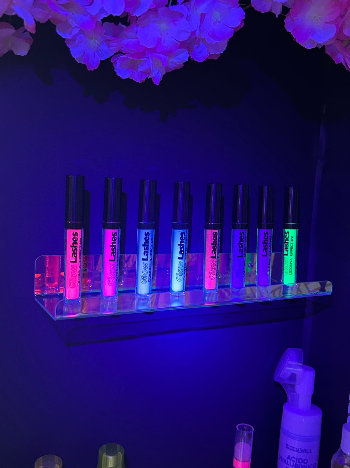 mascara de couleur et UV