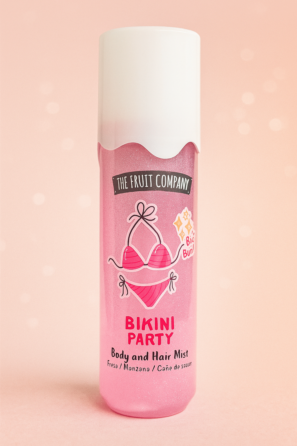 Brume pailletée pour le corps et les cheveux