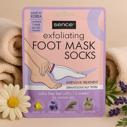 masque pour pieds chaussettes exfoliante