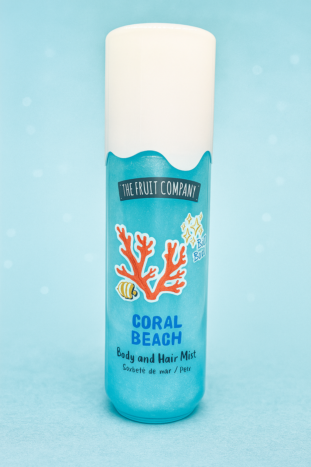 Brume pailletée pour le corps et les cheveux