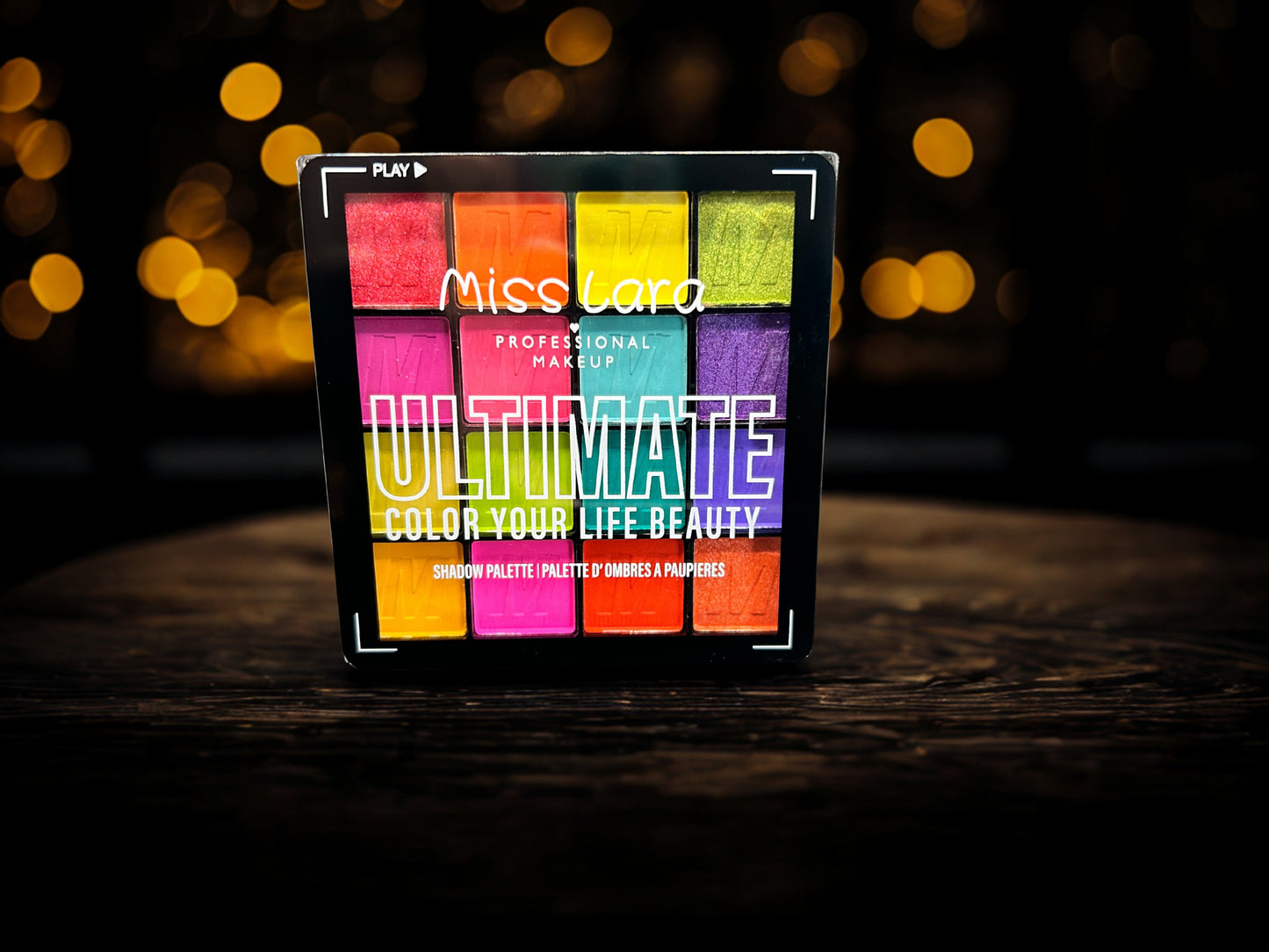 Palette ombres à paupières flashy